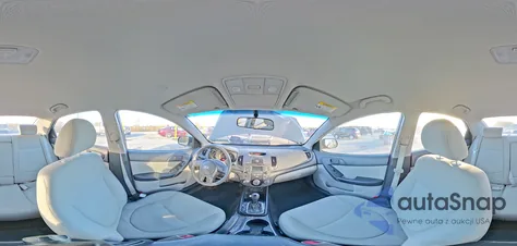 2012 Kia Forte Ex z USA, uszkodzony, nr VIN KNAFU4A26C5543959